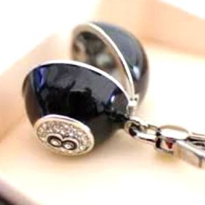 Juicy Couture Crystal Stud 8 Ball Never Removed From Original 🎁 NWT